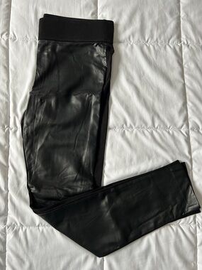 Club Monaco Black Faux Leather Leggings